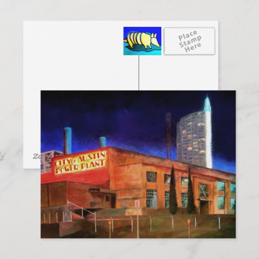 Postkarte aus Austin, Texas (Vorne/Hinten)