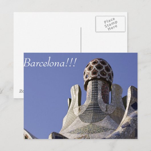 Postkarte aus Barcelona.... (Vorne/Hinten)