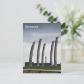 Postkarte aus Blackpool (Stehend Vorderseite)