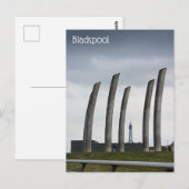 Postkarte aus Blackpool (Vorne/Hinten)