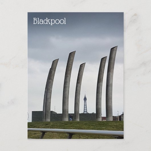 Postkarte aus Blackpool (Vorderseite)