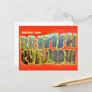 Postkarte aus British Columbia