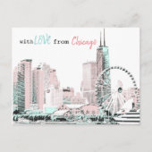 Postkarte aus Chicago (Vorderseite)