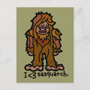 Postkarte aus dem dunklen Wald.