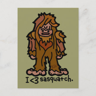 Postkarte aus dem dunklen Wald.