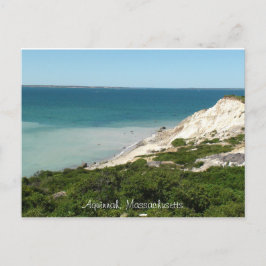 Postkarte aus dem Leuchtturm in Aquinnah, Ma