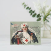 Postkarte aus dem Zweiten Weltkrieg mit amerikanis (Stehend Vorderseite)