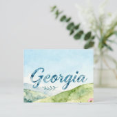 Postkarte aus Georgia (Stehend Vorderseite)