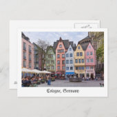 Postkarte aus Köln, Deutschland (Vorne/Hinten)
