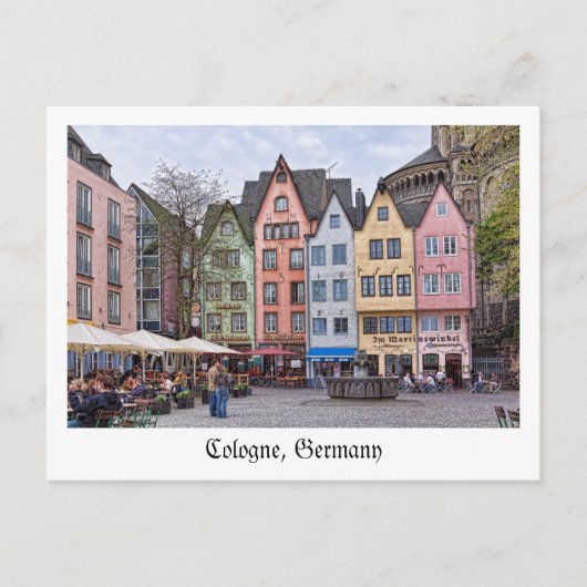 Postkarte aus Köln, Deutschland (Vorderseite)