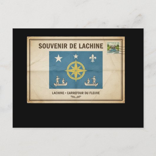 Postkarte aus Lachine (Vorderseite)