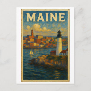 Postkarte aus Maine