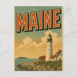 Postkarte aus Maine