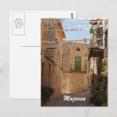 Postkarte aus Mallorca (Vorne/Hinten)