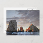 Postkarte aus Mexiko (Vorne/Hinten)