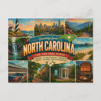 Postkarte aus North Carolina
