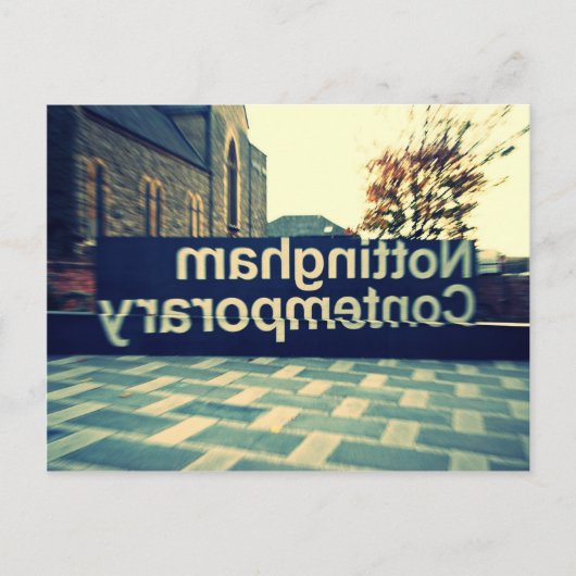 Postkarte aus Nottingham 3 (Vorderseite)
