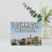 Postkarte aus Oshkosh Wisconsin (Stehend Vorderseite)