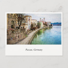 Postkarte aus Passau, Deutschland