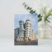 Postkarte aus Prag: Das Tanzhaus (Stehend Vorderseite)