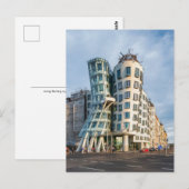 Postkarte aus Prag: Das Tanzhaus (Vorne/Hinten)
