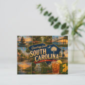 Postkarte aus South Carolina (Stehend Vorderseite)