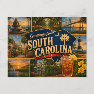 Postkarte aus South Carolina
