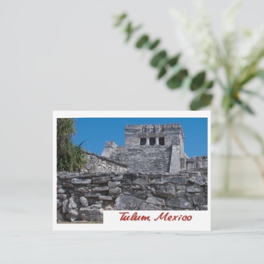 Postkarte aus Tulum, Mexiko (Stehend Vorderseite)