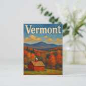 Postkarte aus Vermont (Stehend Vorderseite)