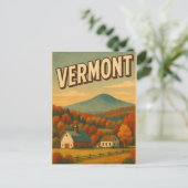 Postkarte aus Vermont (Stehend Vorderseite)