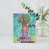 Postkarte "Außerhalb meines Selbst" (Stehend Vorderseite)