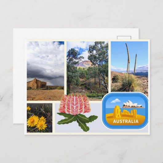 Postkarte Australien (Vorne/Hinten)