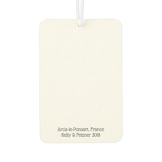 Postkarte Autolufterfrischer (Rückseite)