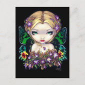 Postkarte "Autumn Crocus Fairy" (Vorderseite)