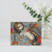 Postkarte "Autumn Mermaid" (Stehend Vorderseite)