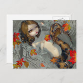 Postkarte "Autumn Mermaid" (Vorne/Hinten)