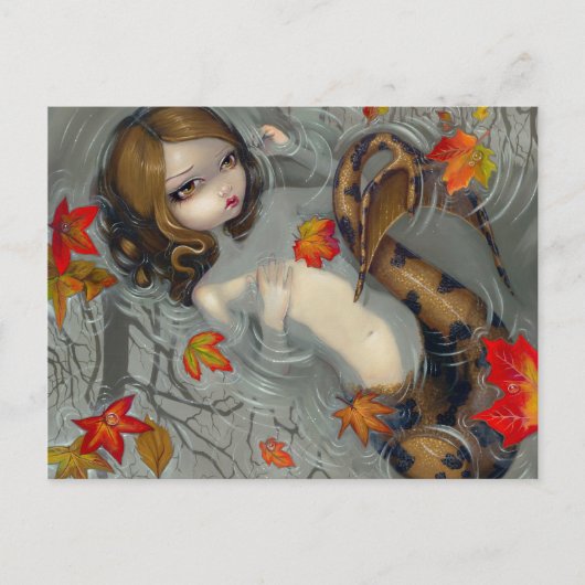 Postkarte "Autumn Mermaid" (Vorderseite)