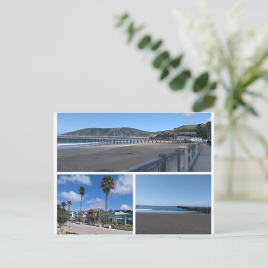 Postkarte Avila Beach Collage (Stehend Vorderseite)