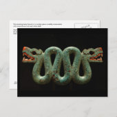 Postkarte: Aztekenserpent Postkarte (Vorne/Hinten)