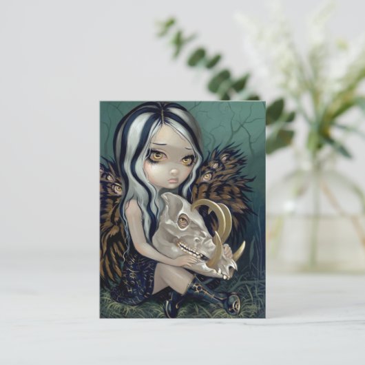 Postkarte "Babirusa Skull" (Stehend Vorderseite)