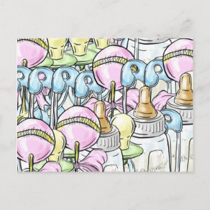 Postkarte - Baby Collage