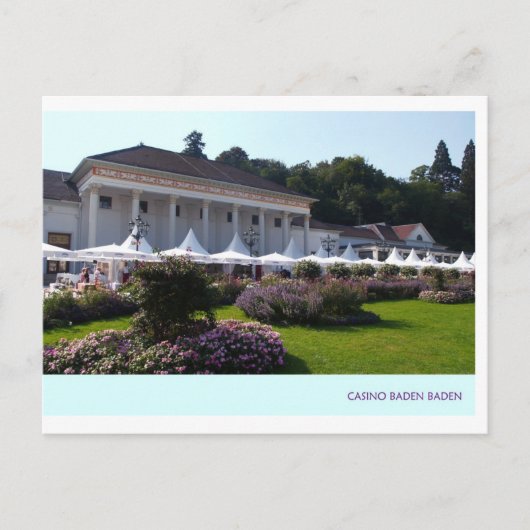 Postkarte Baden-Baden (Vorderseite)