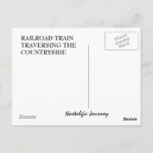 Postkarte ~ BAHNHOF (Rückseite)