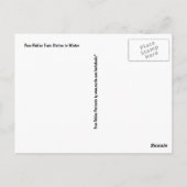 Postkarte: Bahnhof Paso Robles im Winter Postkarte (Rückseite)