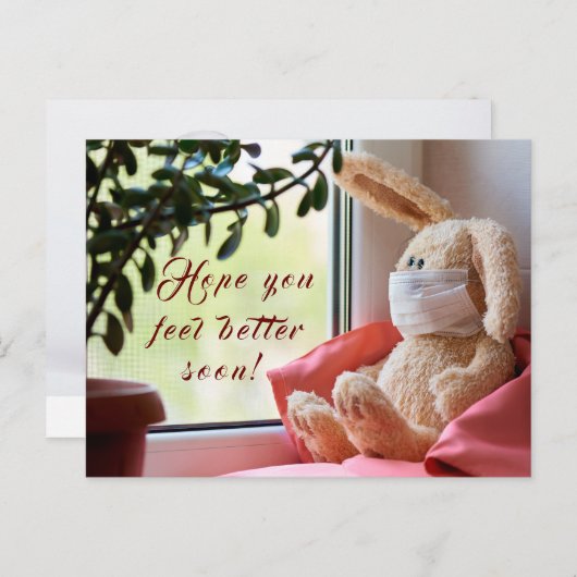 Postkarte bald gut (Vorne/Hinten)