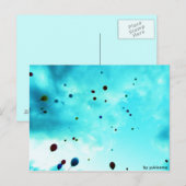 Postkarte - Ballons (Vorne/Hinten)