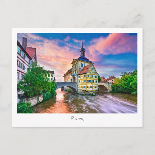 Postkarte Bamberg, Bayern, Deutschland (Vorderseite)