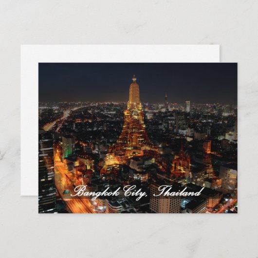 Postkarte Bangkok (Vorne/Hinten)