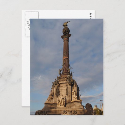 Postkarte Barcelona (Vorne/Hinten)