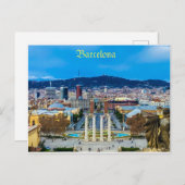 Postkarte Barcelona (Vorne/Hinten)